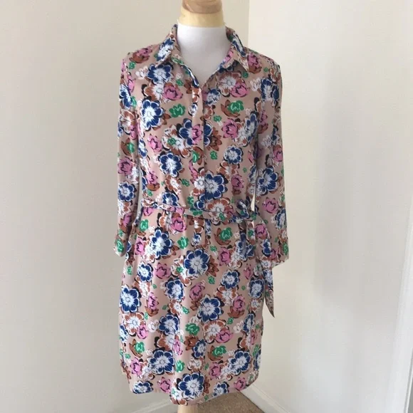 BANANA REPUBLIC Size 6 floral dress - Picture 1 of 9